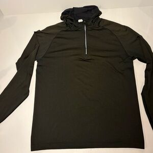 lululemon athletica -Long Sleeve Quarter Zip Shirt with Hood